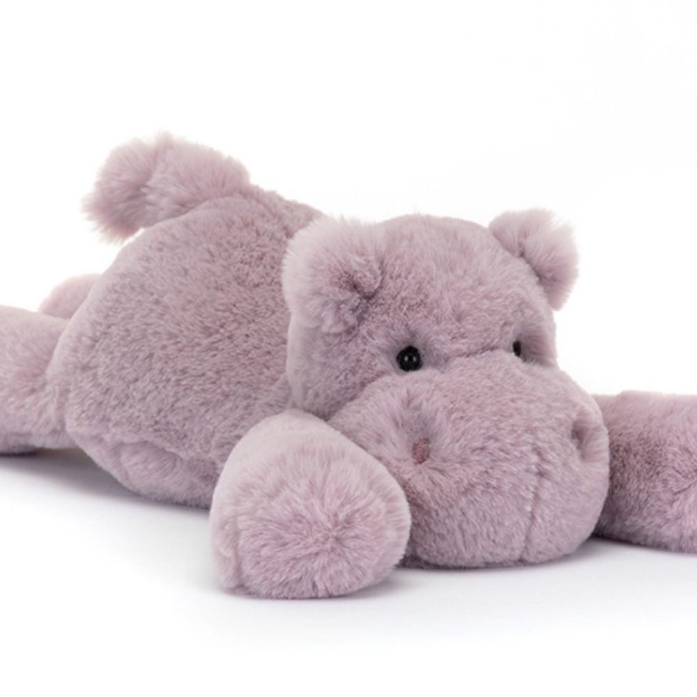 NWT Jellycat MEDIUM Smudge Hippo